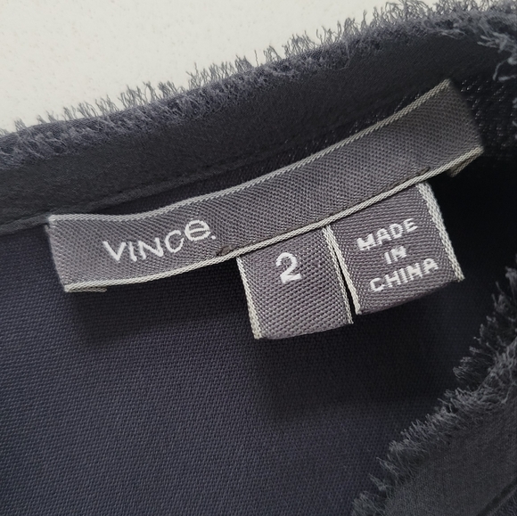 Vince Gray Slate Faux Wrapped Seamless Sleeveless Dress - Picture 6 of 6